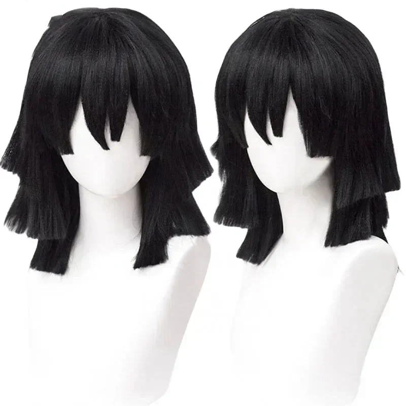 2026 High Quality Iguro Obanai - огляд і ціна Cosplay Anime Black Hair