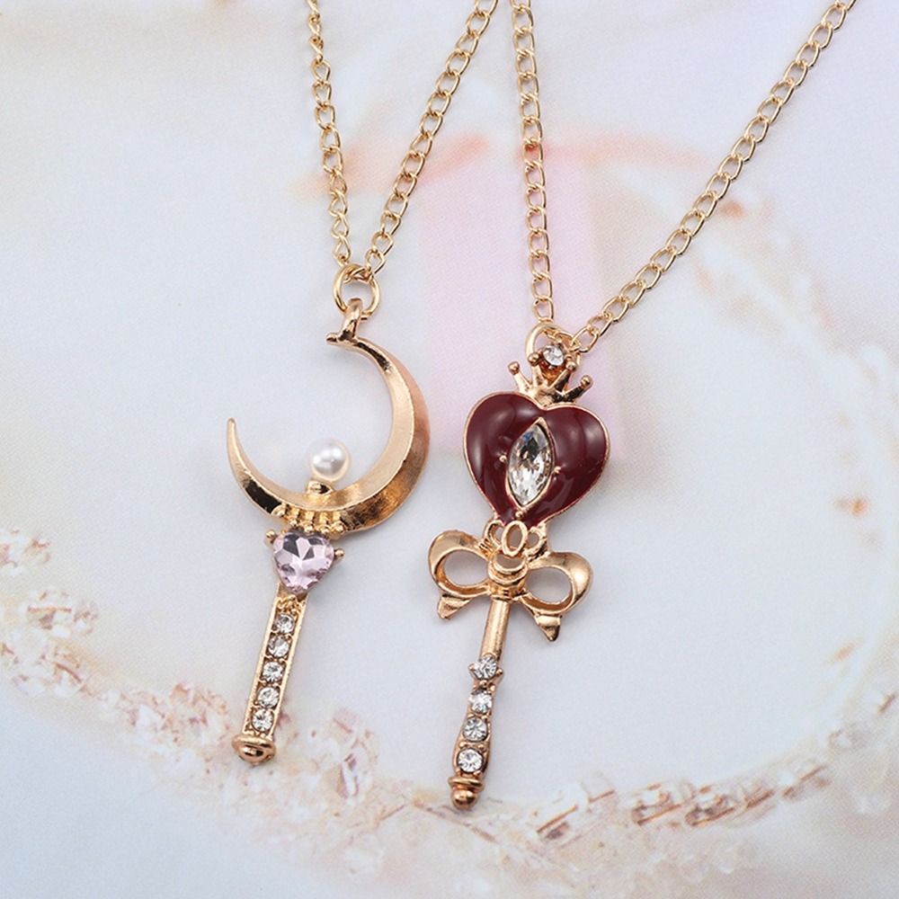 Crystal Anime Necklace Cute Co - огляд і ціна Sailor Moon Wand