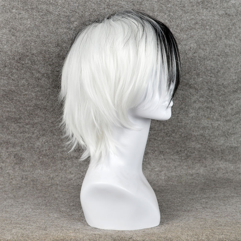 Anime Game Danganronpa Black a - огляд і ціна Cosplay Anime White Hair