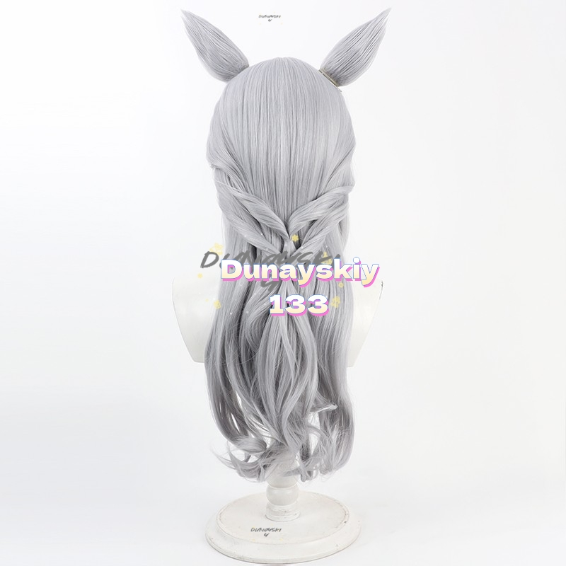 4 Styles White Hair Gold Ship  - огляд і ціна Cosplay Anime White Hair