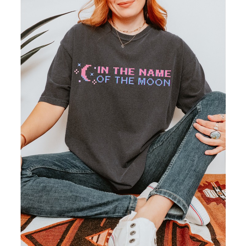 In The Name of The Moon T-shir - огляд і ціна Anime Cosplay Girl Name