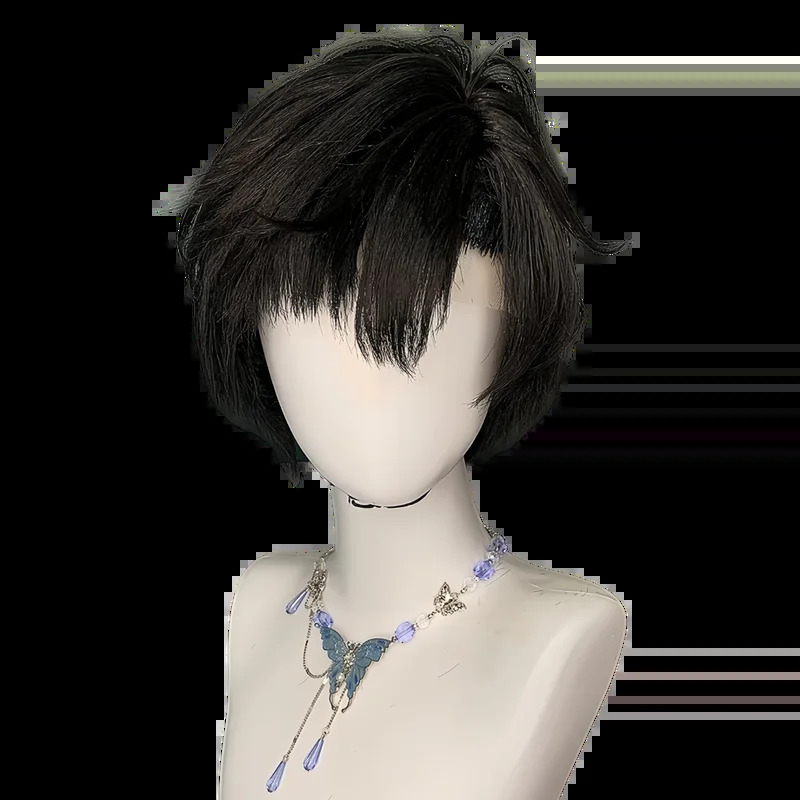 CyAlien Stage Ivan Wig Anime A - огляд і ціна Cosplay Anime Black Hair