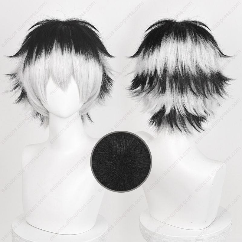Kotaro Bokuto Cosplay Wig 30cm - огляд і ціна Cosplay Anime White Hair