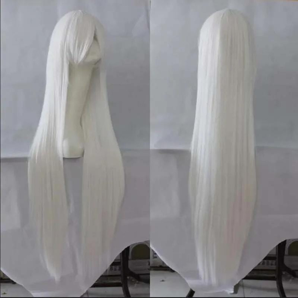 100cm Touhou Project Fujiwara  - огляд і ціна Cosplay Anime White Hair