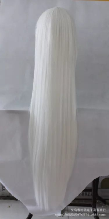 100cm Touhou Project Fujiwara  - огляд і ціна Cosplay Anime White Hair