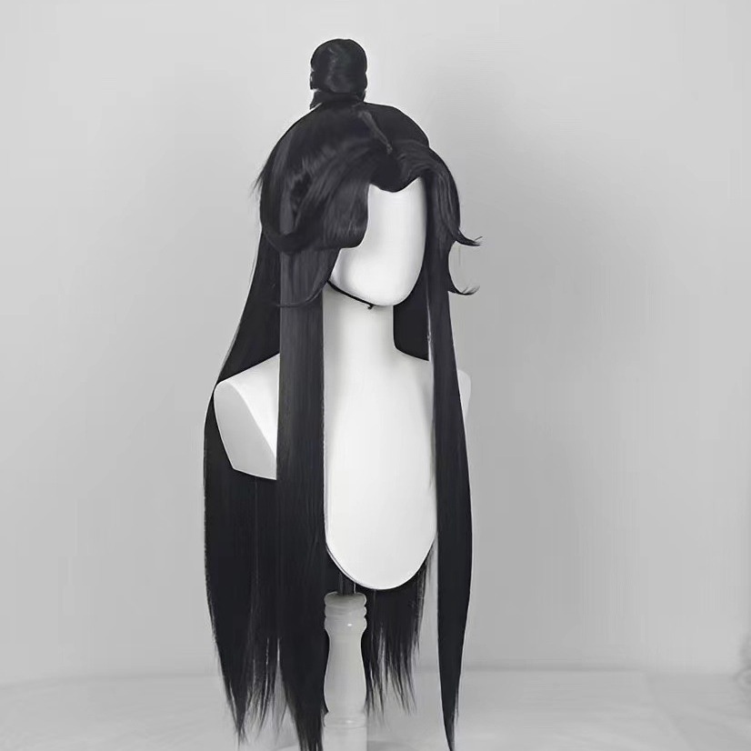 Long Straight Black Hair for H - огляд і ціна Cosplay Anime Black Hair
