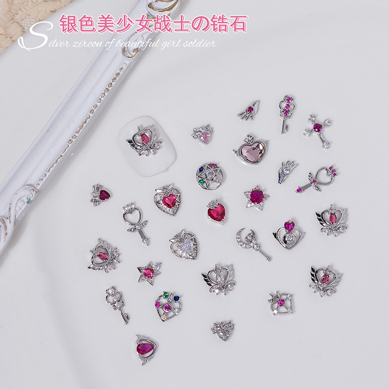 10 PCS mix Silver Pretty Soldi - огляд і ціна Sailor Moon Wand